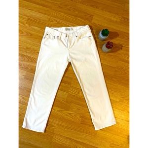 White Lucky Brand Sweet Jean Crop Size 4/27